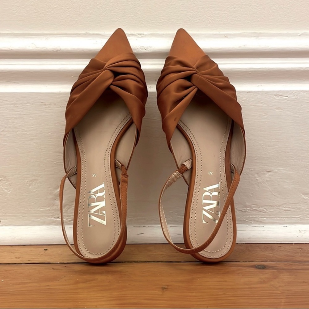 Zara slingback flats